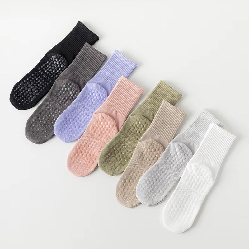 Pilates Grip Socks - Blush