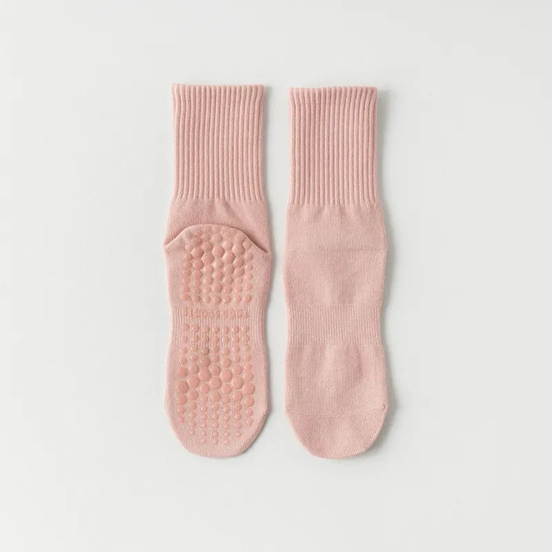 Pilates Grip Socks - Blush